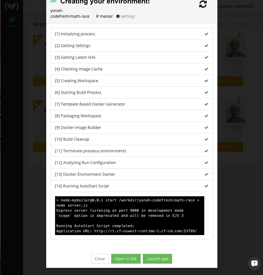 Step 5: Launch Modes